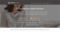 Desktop Screenshot of cfcardrecovery.com